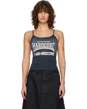 Willy Chavarria 'Hardcore' Cholita Tank Top - Black