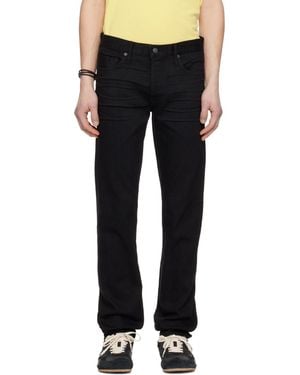 Tom Ford Stretch Selvedge Straight Fit Jeans - Black