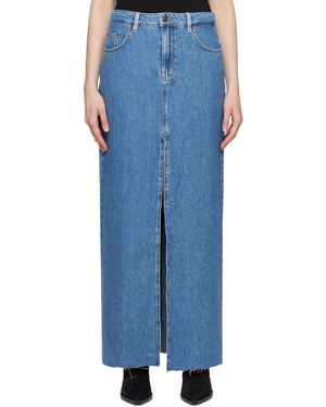 Ksubi Blue Kara Maxi Skirt