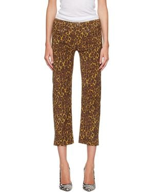 R13 Boy Straight Jeans - Brown