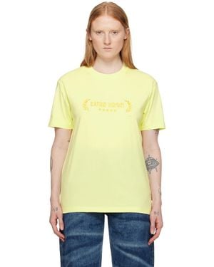 Eytys Yellow Leon 'extra Virgin' T-shirt
