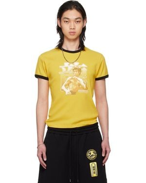 Lu'u Dan Bruce Lee X Lựu Đạn Ringer T-Shirt - Yellow