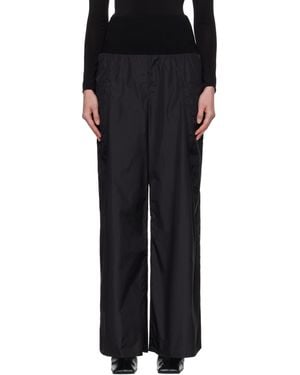 Alaïa Nylon Track Pants - Black