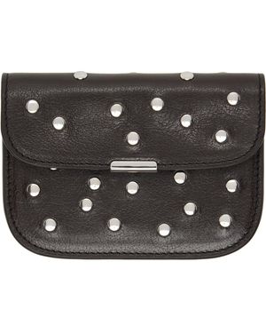 Lemaire Soft Tab Studs Dots Card Holder - Black