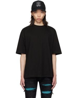 Amiri ブラック オーバーサイズ Tシャツ