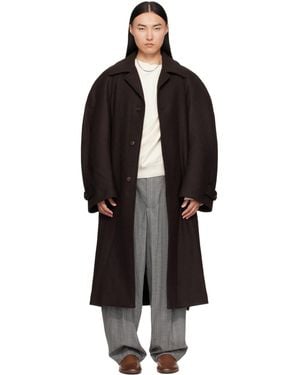 Hed Mayner Twill Coat - Black