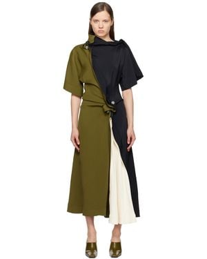 bottega veneta fluid maxi dress Bottega Veneta Cintzed Scarf-Halter Maxi Dress