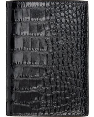 Tom Ford Exotic Line Card & Passport Holder - Grey