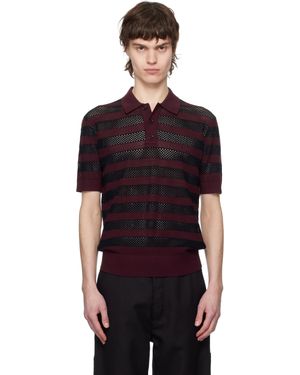 DRIES VAN NOTEN ライカ期 ボーダーポロシャツ DRIES VAN NOTEN ライカ期 ボーダーポロシャツ