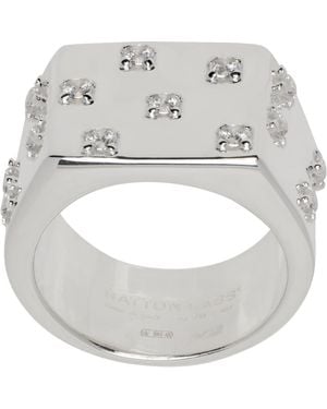HATTON LABS White Heart Eternity Ring - Wrong Weather