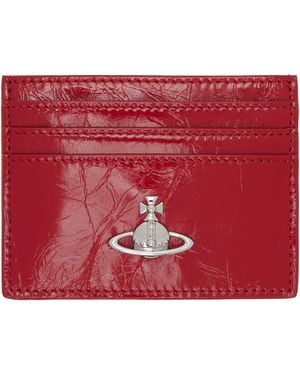 Vivienne Westwood Flat Card Holder - Red