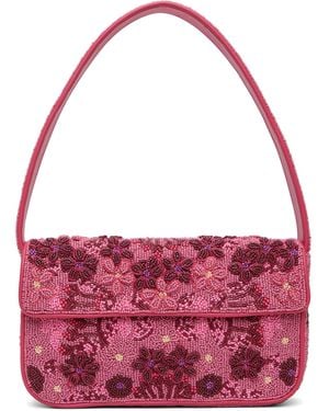 STAUD Tommy Beaded Bag - Red