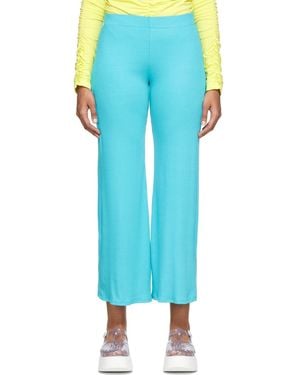 Simon Miller Wide Long Fine Rib Marek Lounge Trousers - Blue
