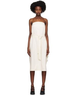 RECTO. Off- Tube Top Midi Dress - Black