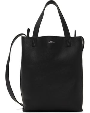 A.P.C. Maiko Small Shopping Tote - Black