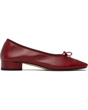 Aeyde Burgundy Onda Heels - Red
