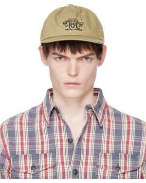 RRL Ranch Logo Twill Ball Cap - Green
