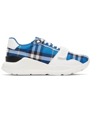 Burberry Check Trainers - Multicolour