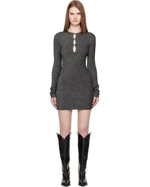 Amiri Ma Hardware Minidress - Black
