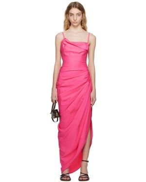 Jacquemus Le Raphiaコレクション La Robe Saudade マキシドレス - ピンク