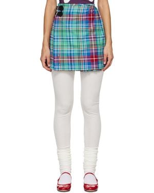 Charles Jeffrey Kilt Miniskirt - Blue