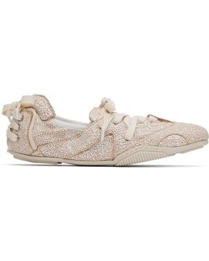 Acne Studios Lace-Up Leather Sneakers - White