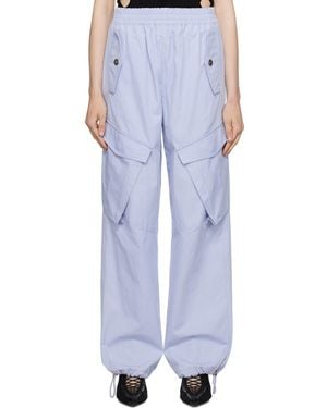 Dion Lee ブルー エラスティック トラウザーズ