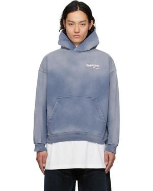 【BALENCIAGA】パープル Political Campaign フーディ メンズ Balenciaga パープル Political Campaign フーディ