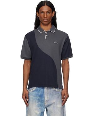 Dime Waffle Polo - Black