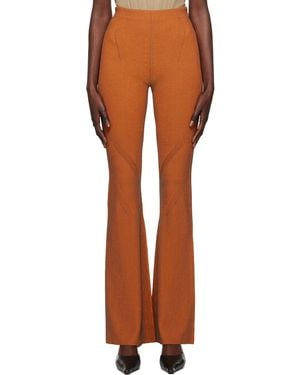Dion Lee Orange Angled Trousers - Multicolour