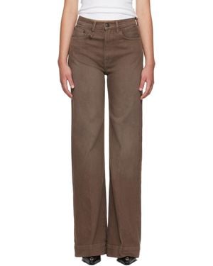 R13 Flared Jeans - Brown