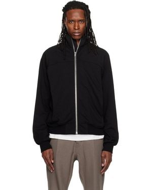 Rick Owens Tower Zipfront Jogger Track Jacket - Black