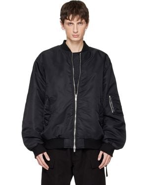 A Diciannoveventitre Padded Bomber Jacket - Blue