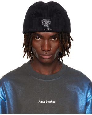 Acne Studios Merino Wool Beanie - Black