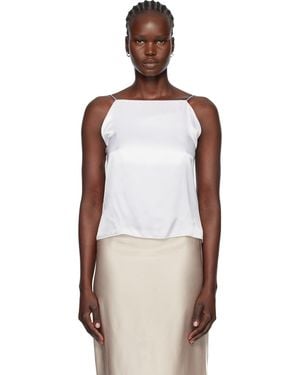 Ann Demeulemeester Heda Slip Open Back Top - Multicolour