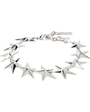 Mugler Bracelet En À Breloques D'Étoile - Noir