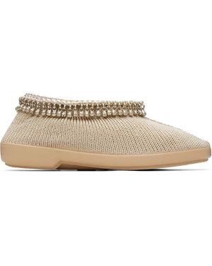 RESCHA Ssense Exclusive Jewel Slip-On Loafers - Natural
