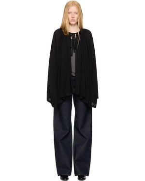 TOTEME Drawstring Cape - Black