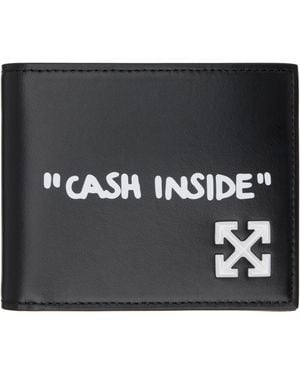 Off-White c/o Virgil Abloh Jitney Quote Bifold Wallet - Black