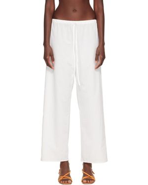 Cou Cou 'The Pant' Lounge Trousers - White