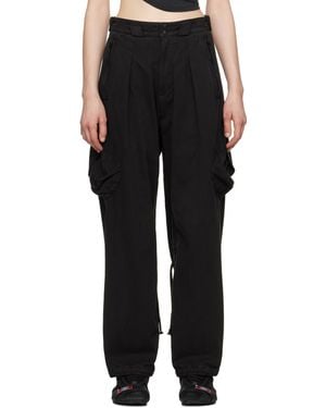 Hyein Seo Dyed Cargo Trousers - Black