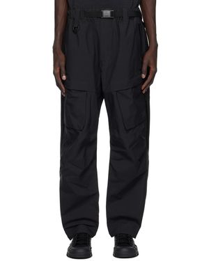 Y-3 ブラック Gore-Tex ハードシェル カーゴパンツ