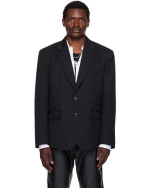 Vetements Cut-Up Tailored Blazer - Black