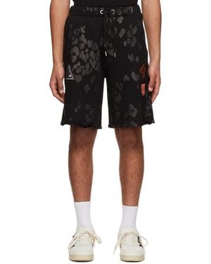 Just Cavalli Black Cotton Shorts