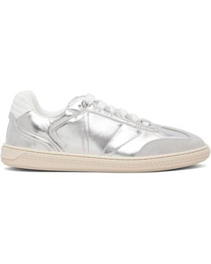 Versace Greca Court Metallic Trainers - Black