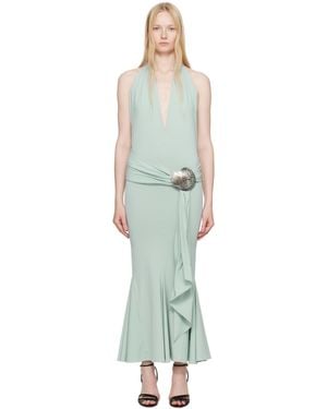Conner Ives Shell Belt Maxi Dress - Black