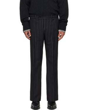 Ernest W. Baker Loose Fit Flare Pants - Black