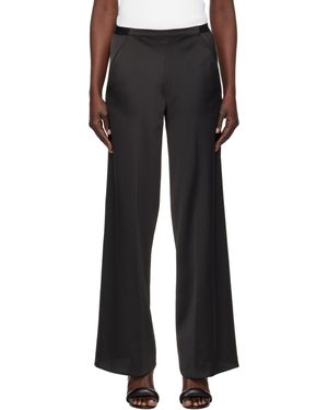 Christopher Esber Pantalon Coupé Sur Le Biais Noir