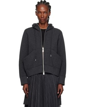 Sacai Sponge Sweat Hoodie - Blue