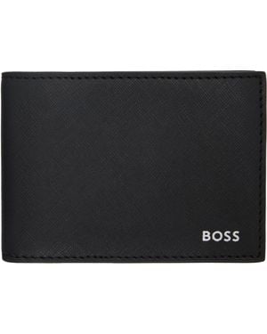 BOSS ブラック Foil Logo 財布